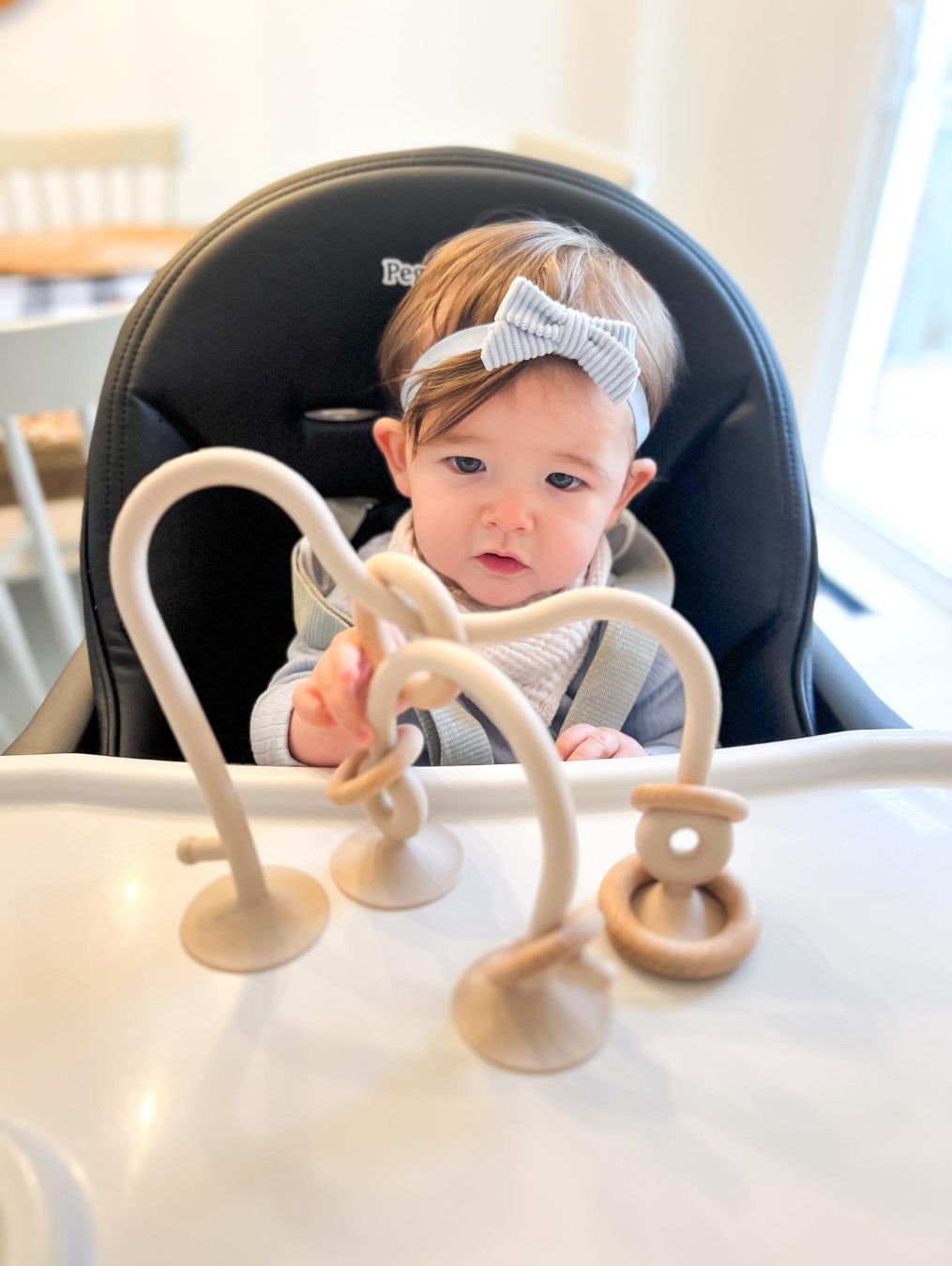 Fesselndes und beruhigendes Saugringspielzeug für Babys