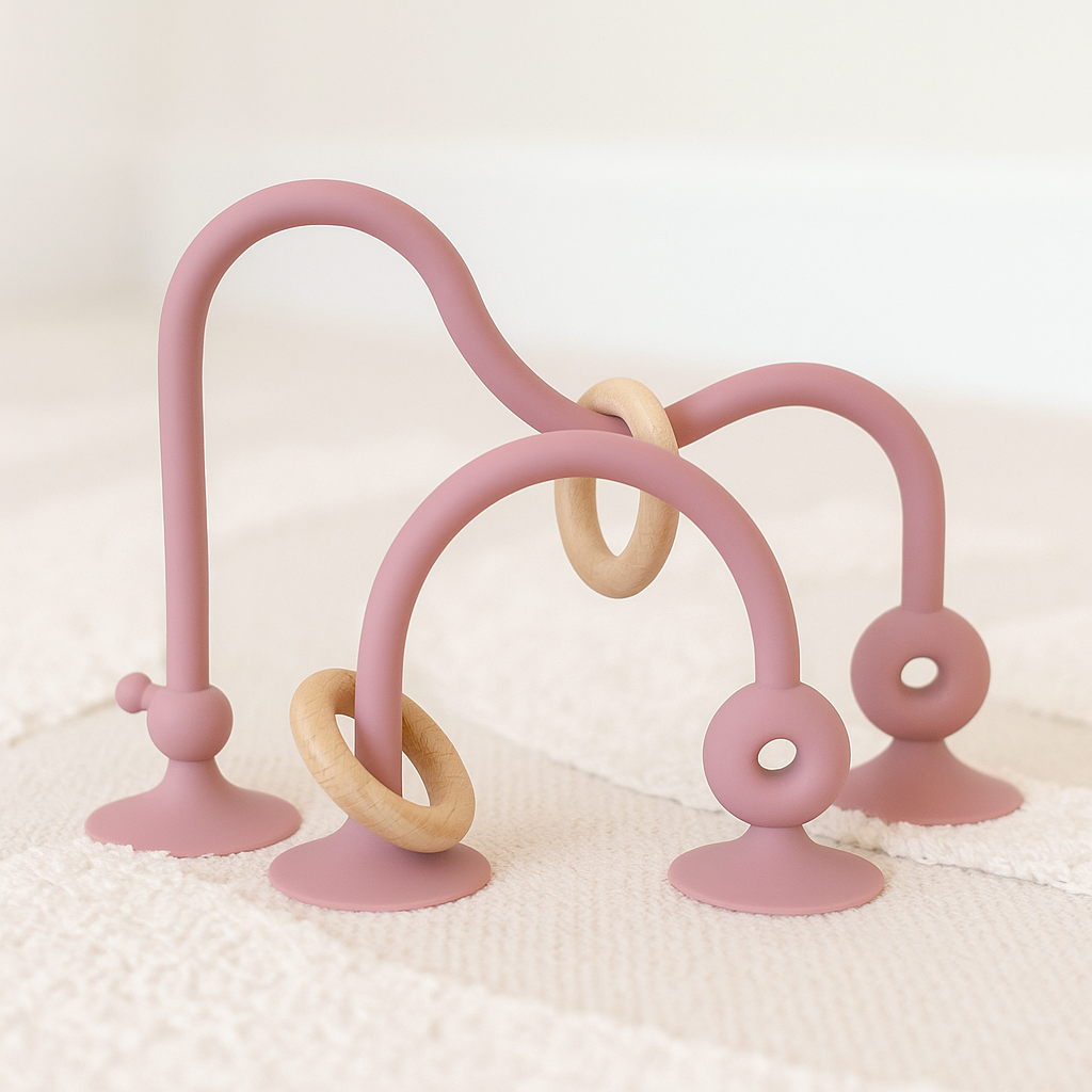 Fesselndes und beruhigendes Saugringspielzeug für Babys