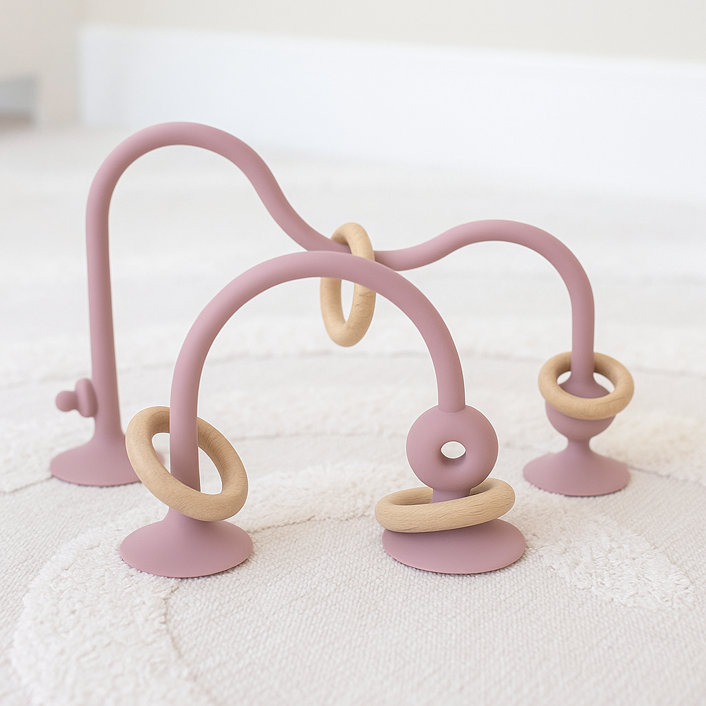 Fesselndes und beruhigendes Saugringspielzeug für Babys