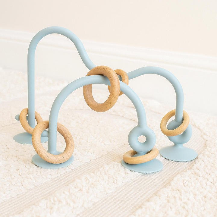 Fesselndes und beruhigendes Saugringspielzeug für Babys