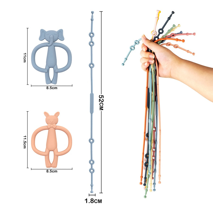 Silikonkette Babyspielzeug Anti-Verlust