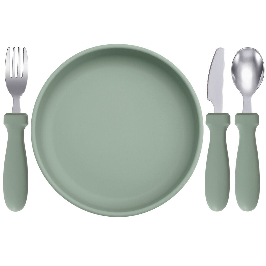 Toddler Feedie Cutlery Set - Sage