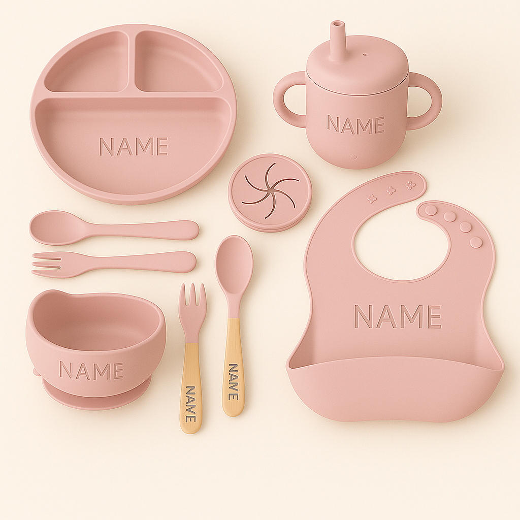 Personalized Mealtime Gift Set - 10 Pieces
