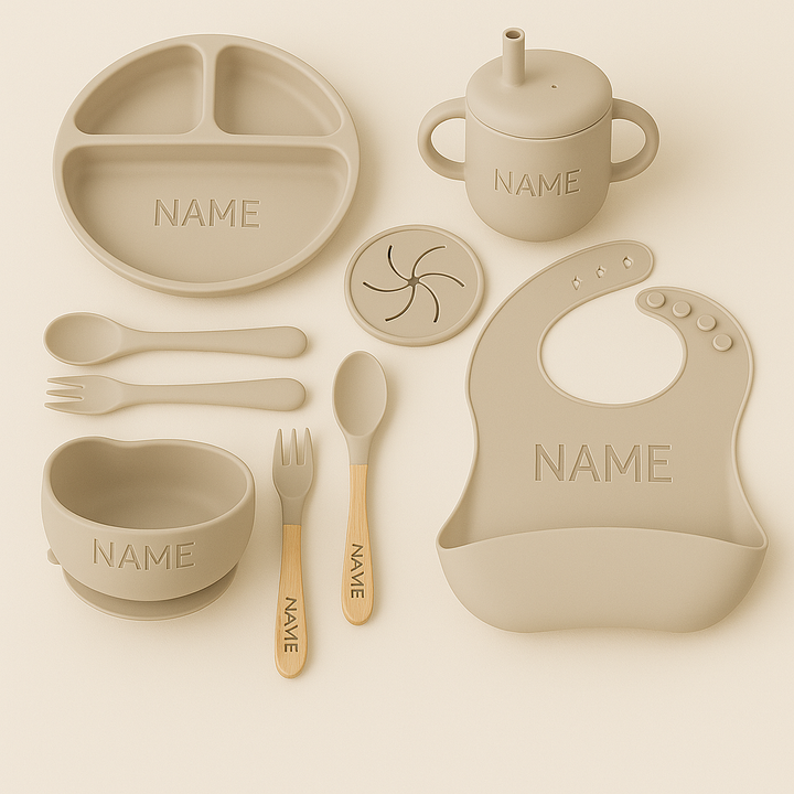 Personalized Mealtime Gift Set - 10 Pieces