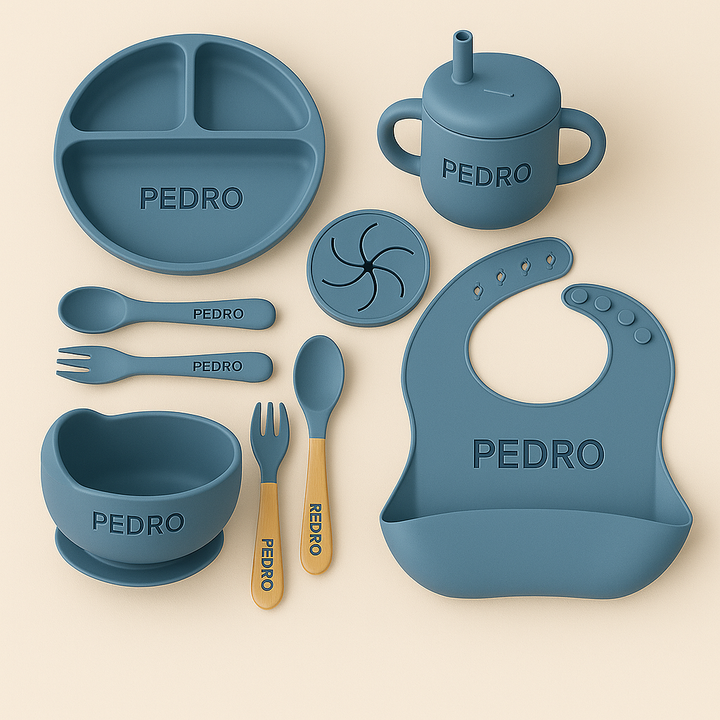 Personalized Mealtime Gift Set - 10 Pieces
