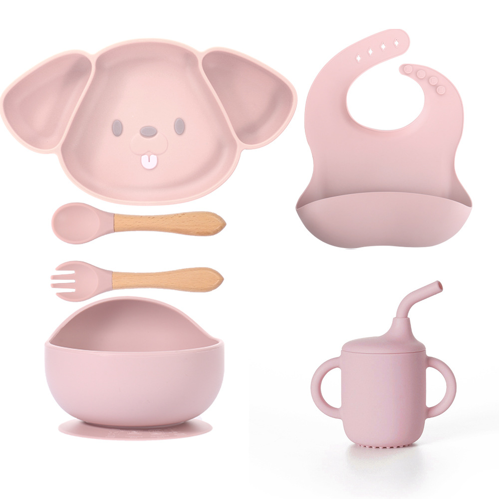 Baby Feeding Set Puppy - 6 Pieces