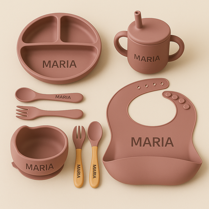 Personalized Mealtime Gift Set - 10 Pieces