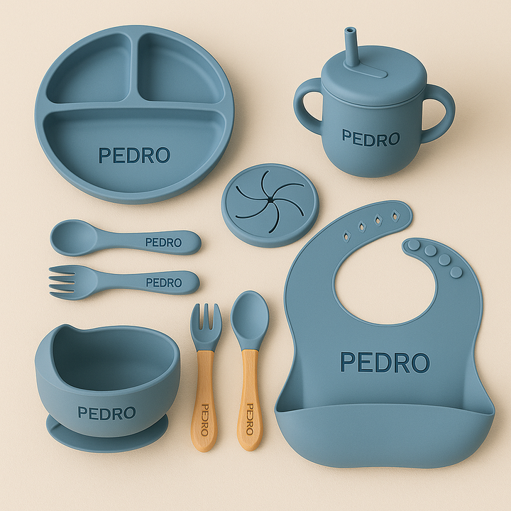 Personalized Mealtime Gift Set - 10 Pieces