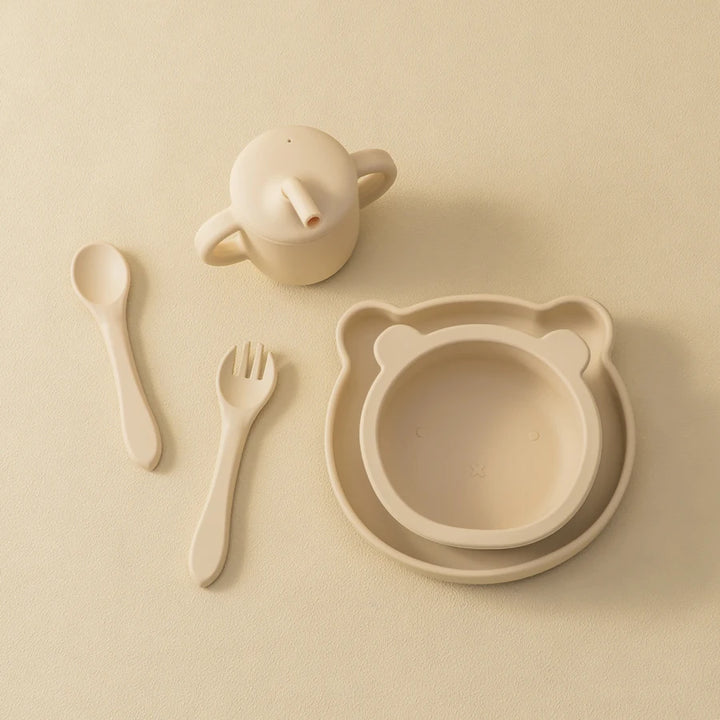 Baby Feeding Set Bear  - 5 Pieces