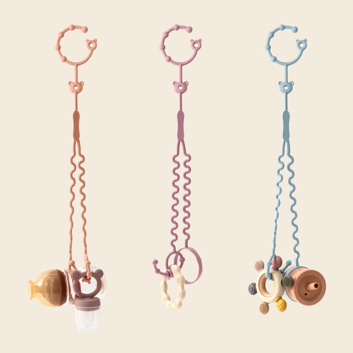 Baby Pacifier Chain With 2 Clips