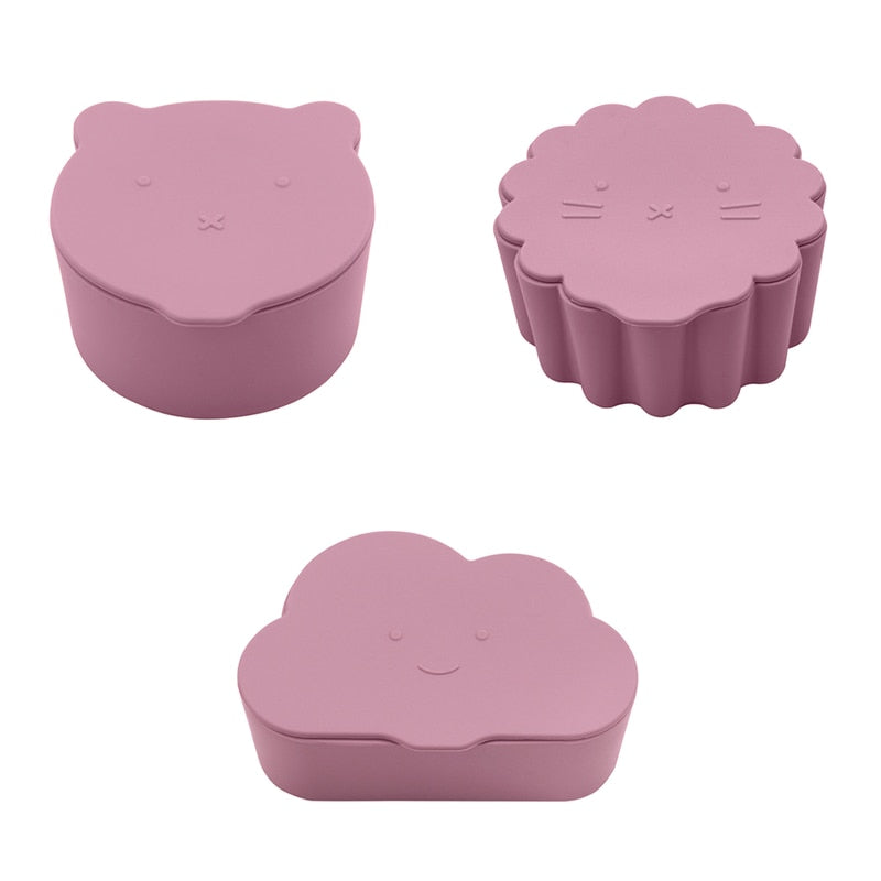 Silicone Snack Box Set (3 pcs)