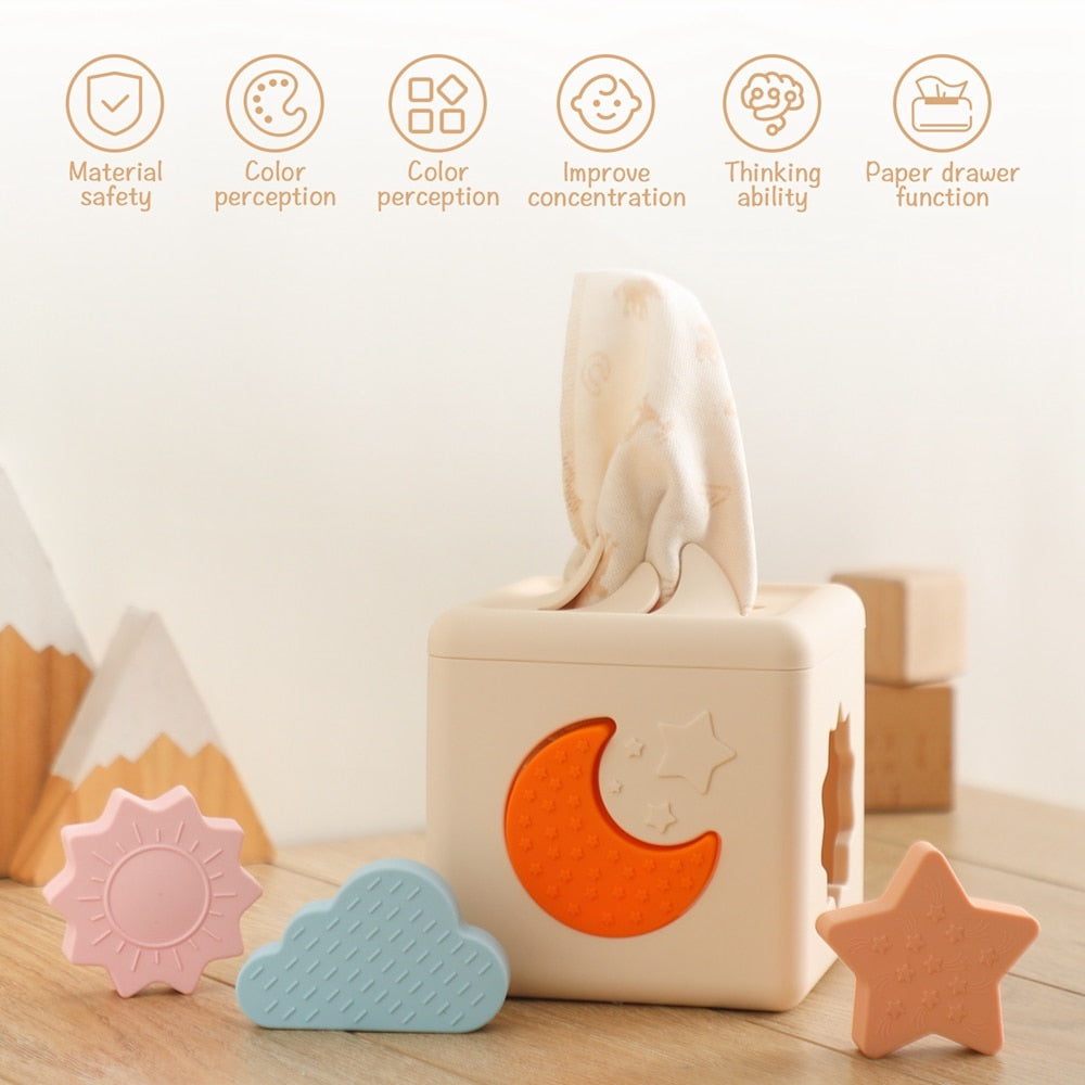 Educational Montessori Toy - Silicone Box