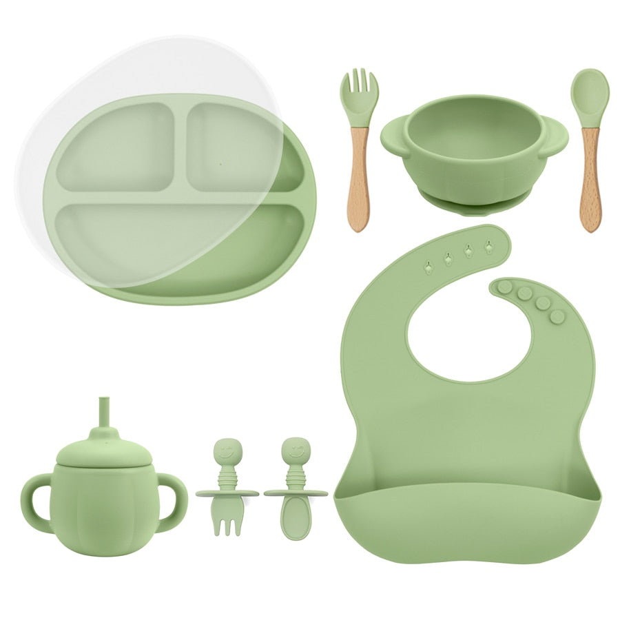 Baby-Led Weaning Supplies for Easy Mealtime - 9 Pieces