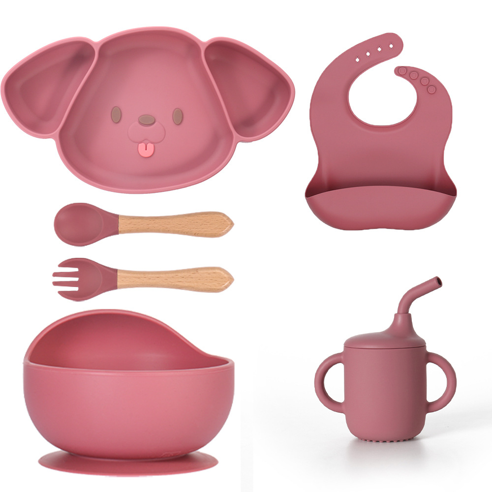 Baby Feeding Set Puppy - 6 Pieces