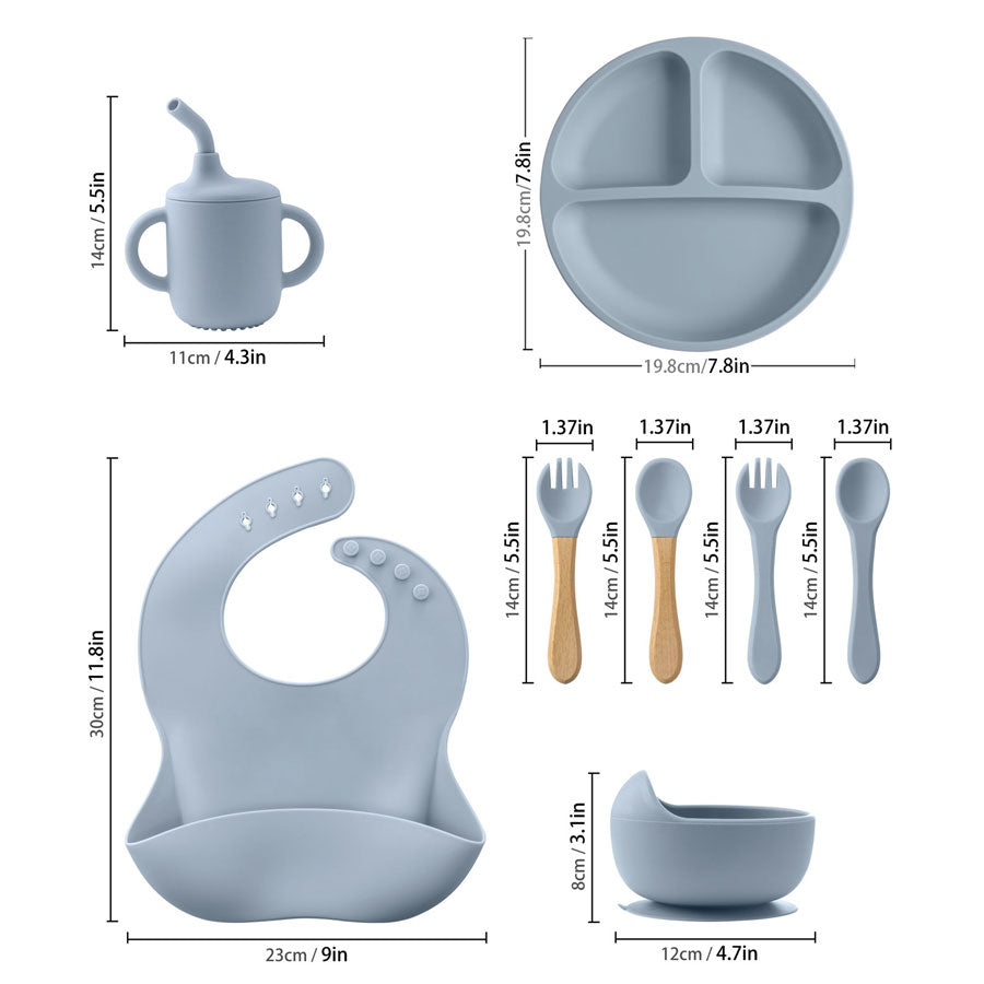 Baby Feeding Set Classic - 8 Pieces