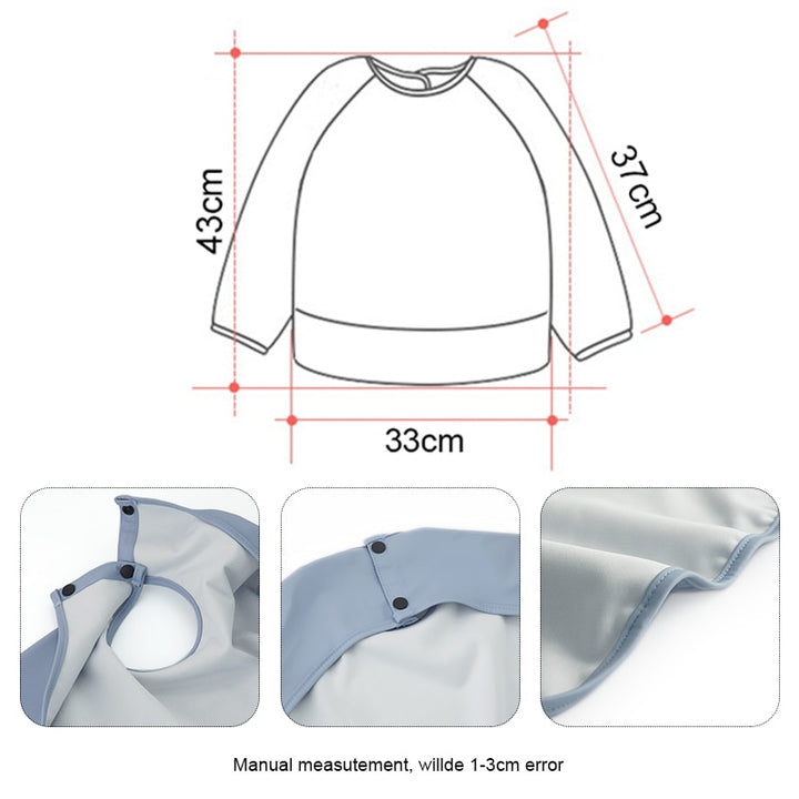 Long Sleeved Bib Waterproof Minimalist