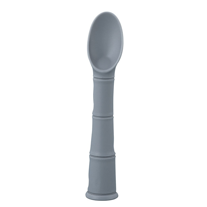 Silicone Feeding Spoon with Suction