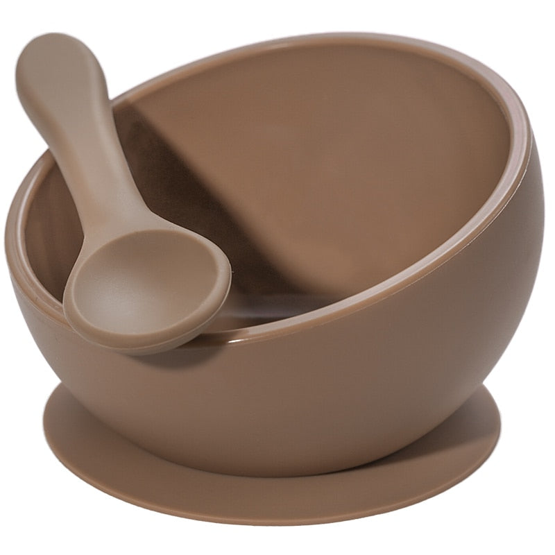 Silcione Bowl + Spoon Set