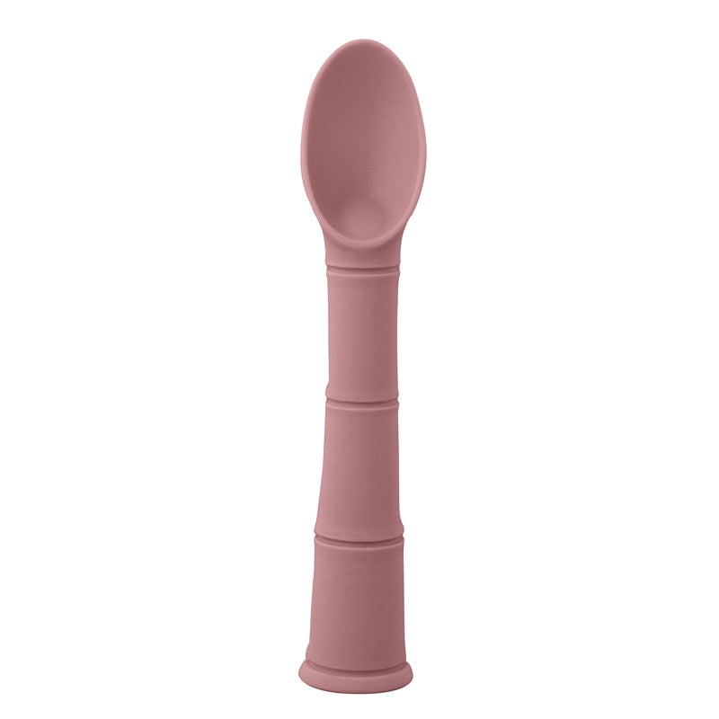 Silicone Feeding Spoon with Suction