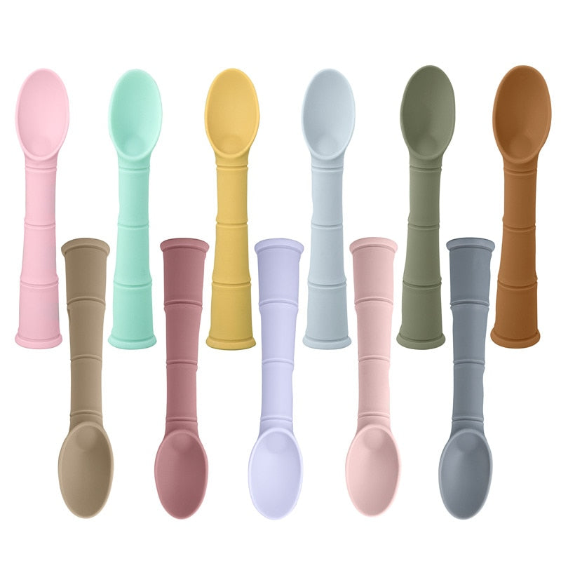 Silicone Feeding Spoon with Suction