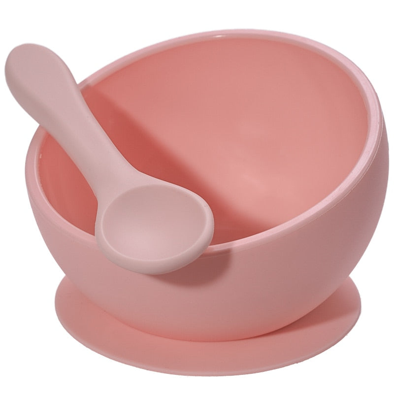 Silcione Bowl + Spoon Set