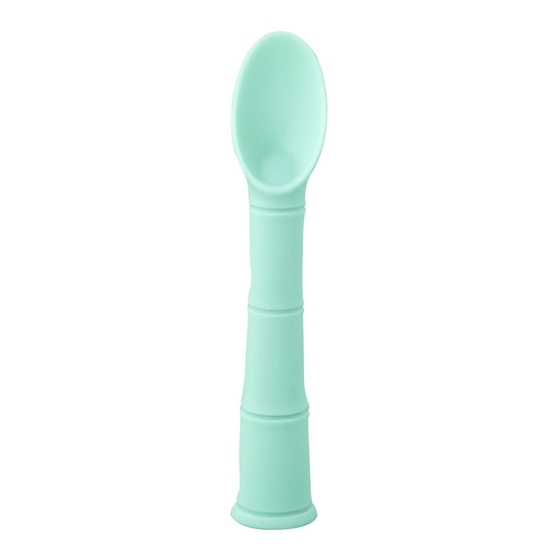 Silicone Feeding Spoon with Suction