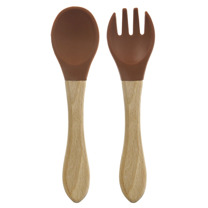 Personalized Beechwood Spoon & Fork