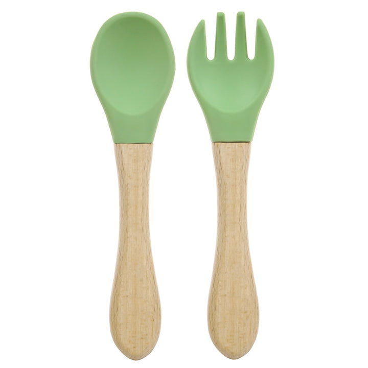 Personalized Beechwood Spoon & Fork