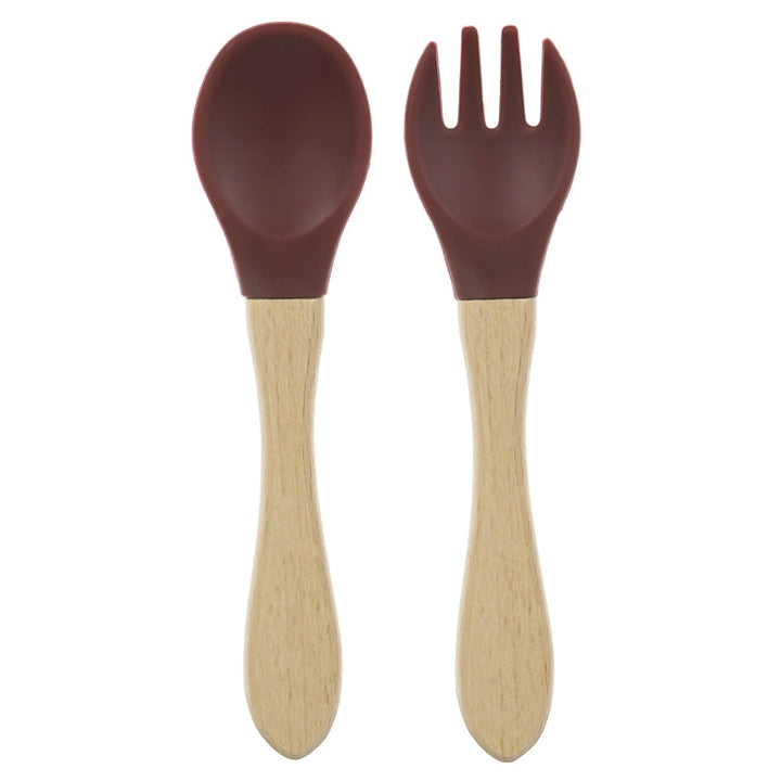 Personalized Beechwood Spoon & Fork