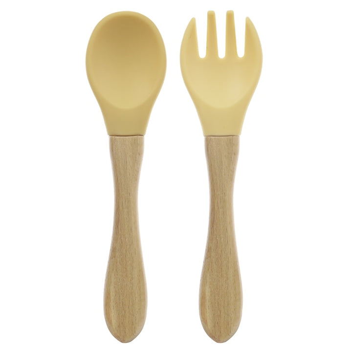 Personalized Beechwood Spoon & Fork