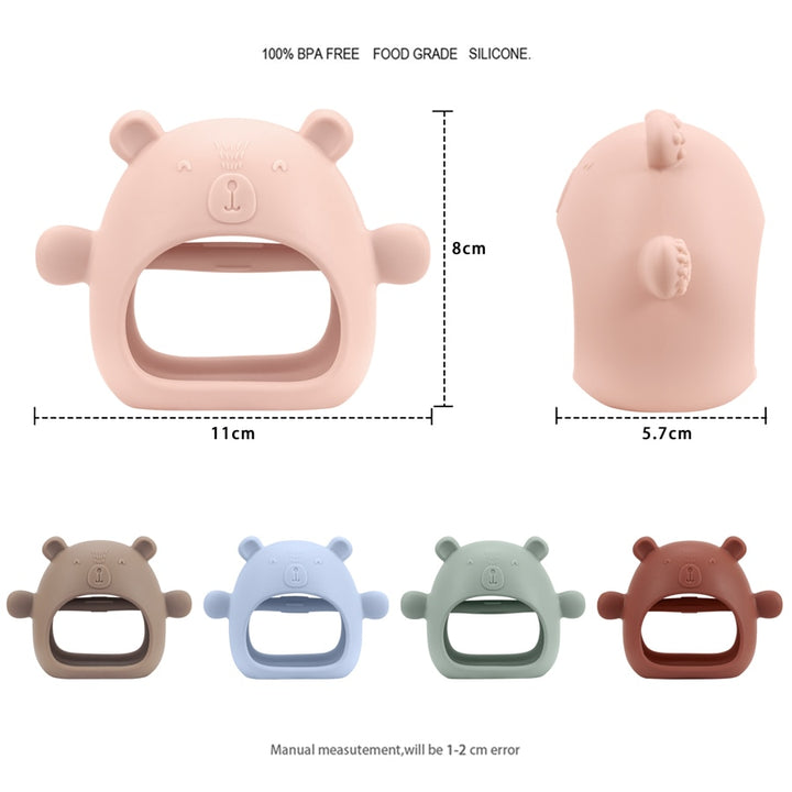 Silicone Training Grip Baby Bear Toy