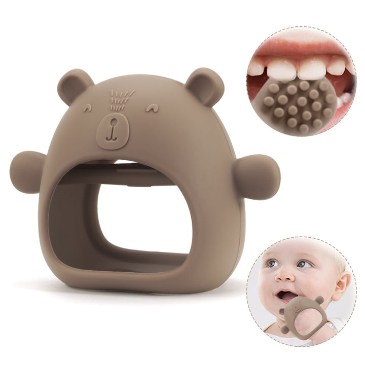 Silicone Training Grip Baby Bear Toy