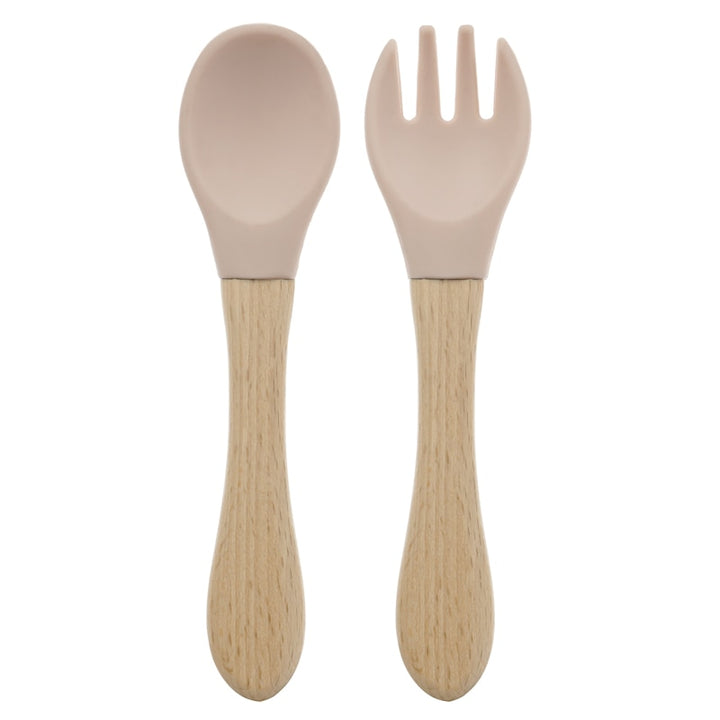 Personalized Beechwood Spoon & Fork