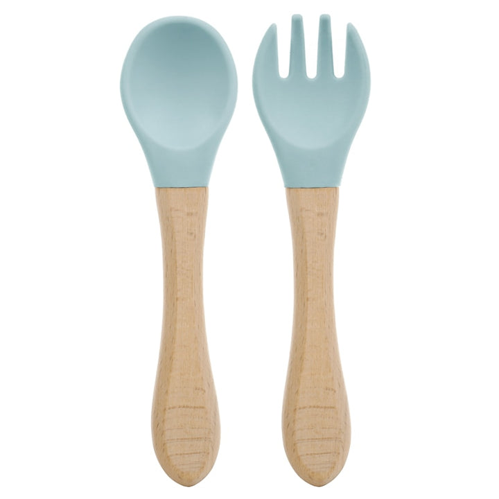 Personalized Beechwood Spoon & Fork