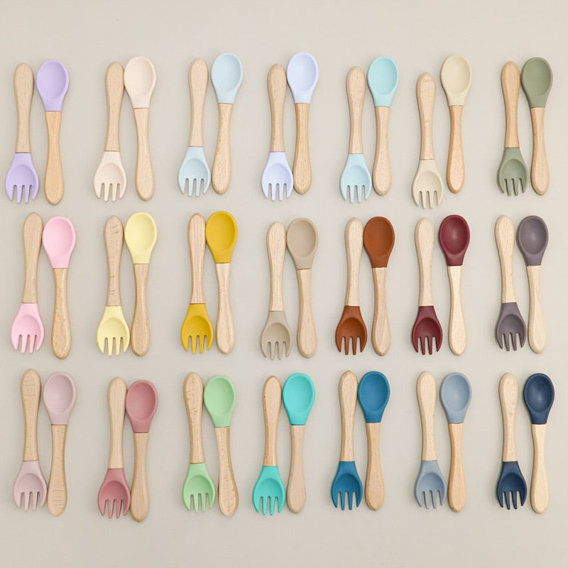 Personalized Beechwood Spoon & Fork