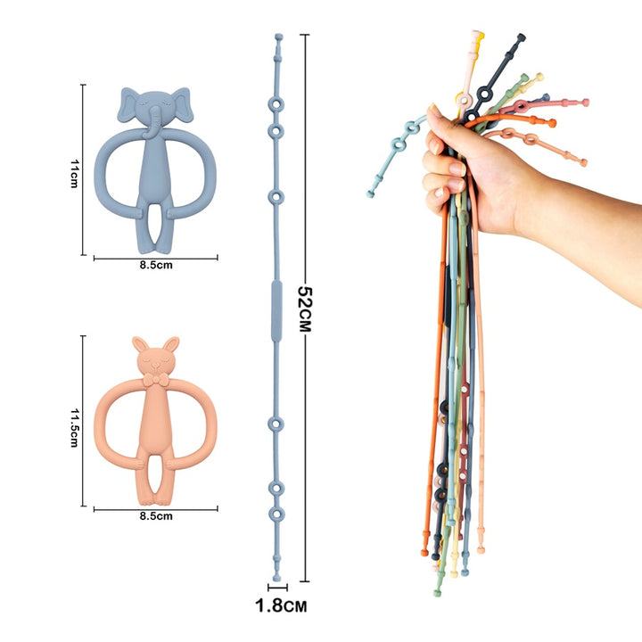 Silikonkette Babyspielzeug Anti-Verlust 