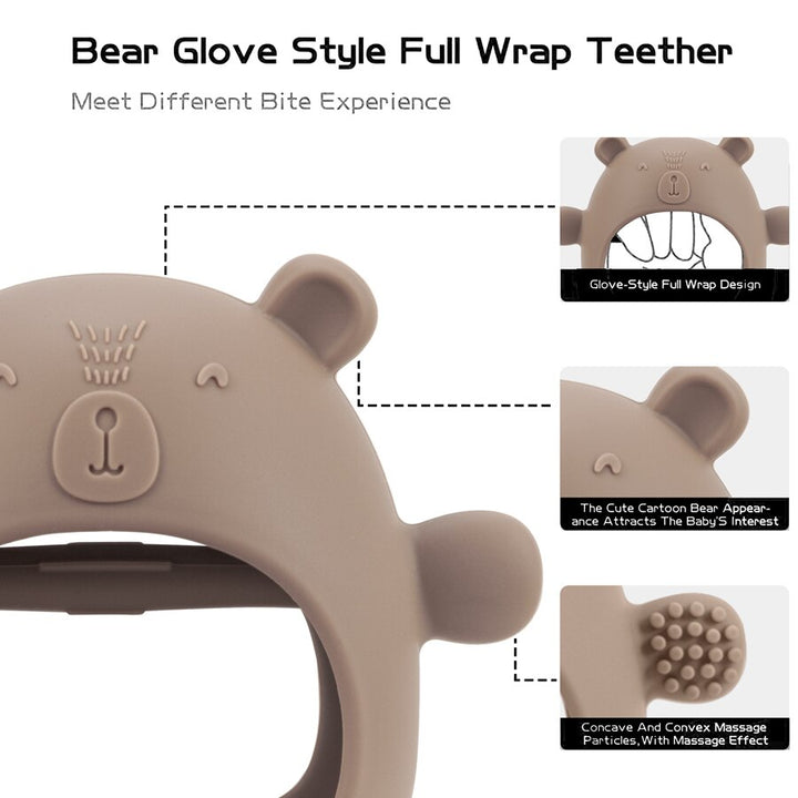 Silicone Training Grip Baby Bear Toy