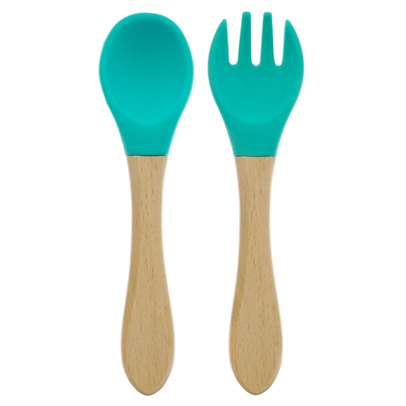 Personalized Beechwood Spoon & Fork