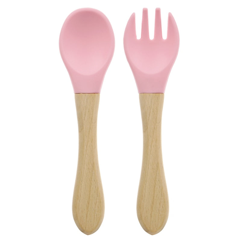 Personalized Beechwood Spoon & Fork