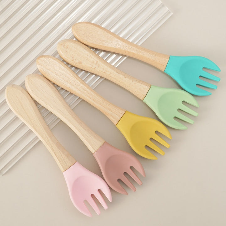 Personalized Beechwood Spoon & Fork